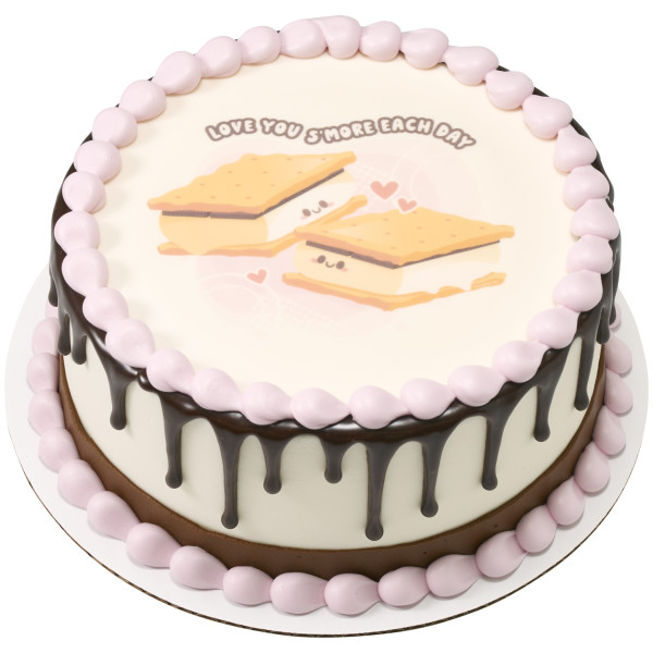 Love You S'More Each Day PhotoCake® Edible Image®