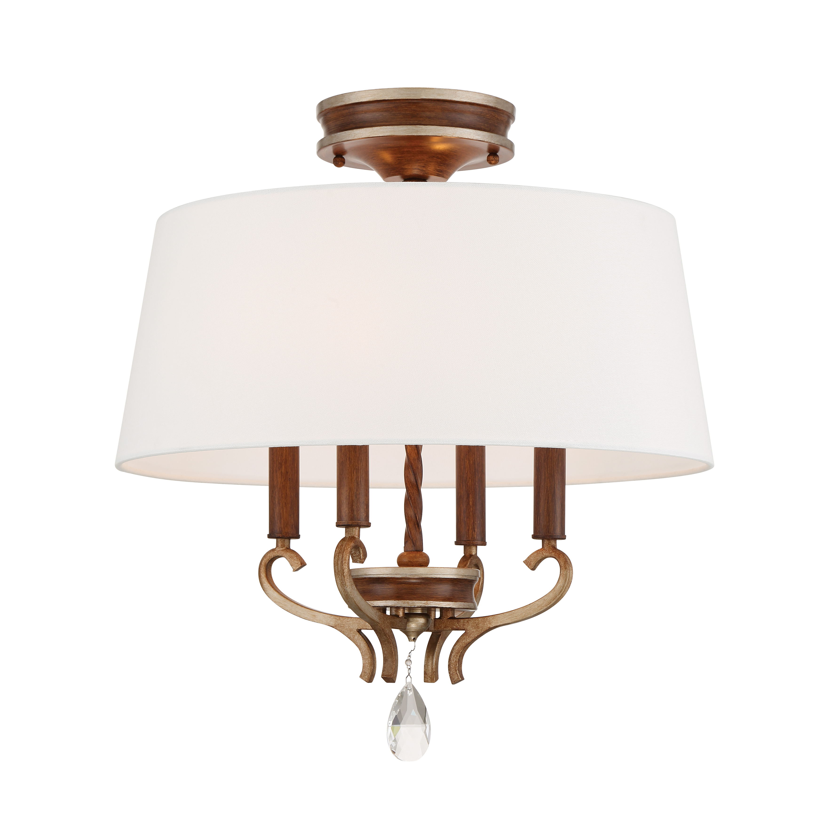 Magnolia Manor - 4 Light Semi Flush