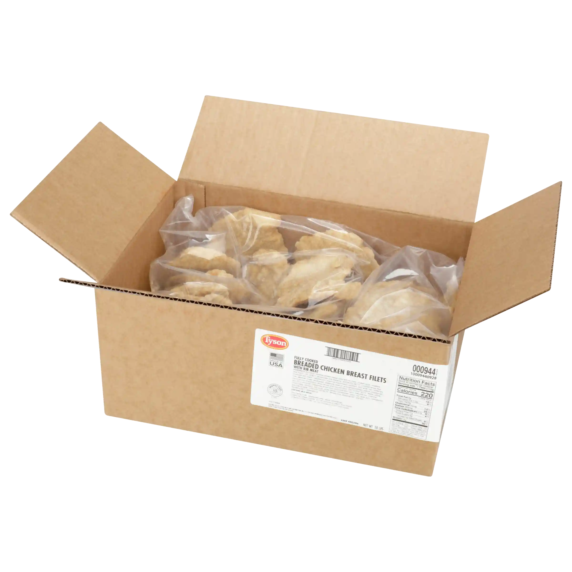Tyson® Fully Cooked Breaded Chicken Breast Filets, 4 oz._image_4