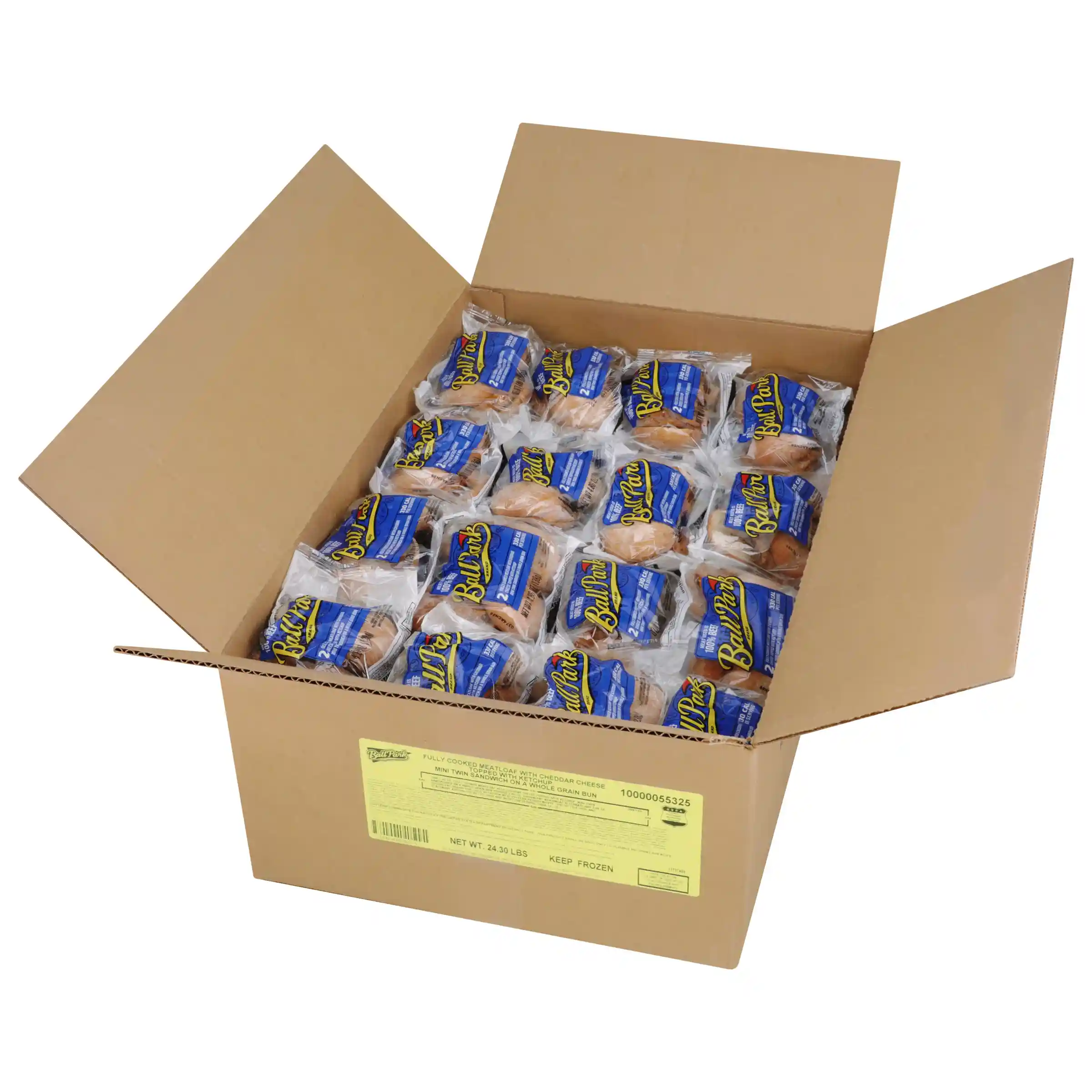 Ball Park® Individually Wrapped Loaded Cheeseburger Mini Twin Sandwiches, 80/4.86 oz._image_4