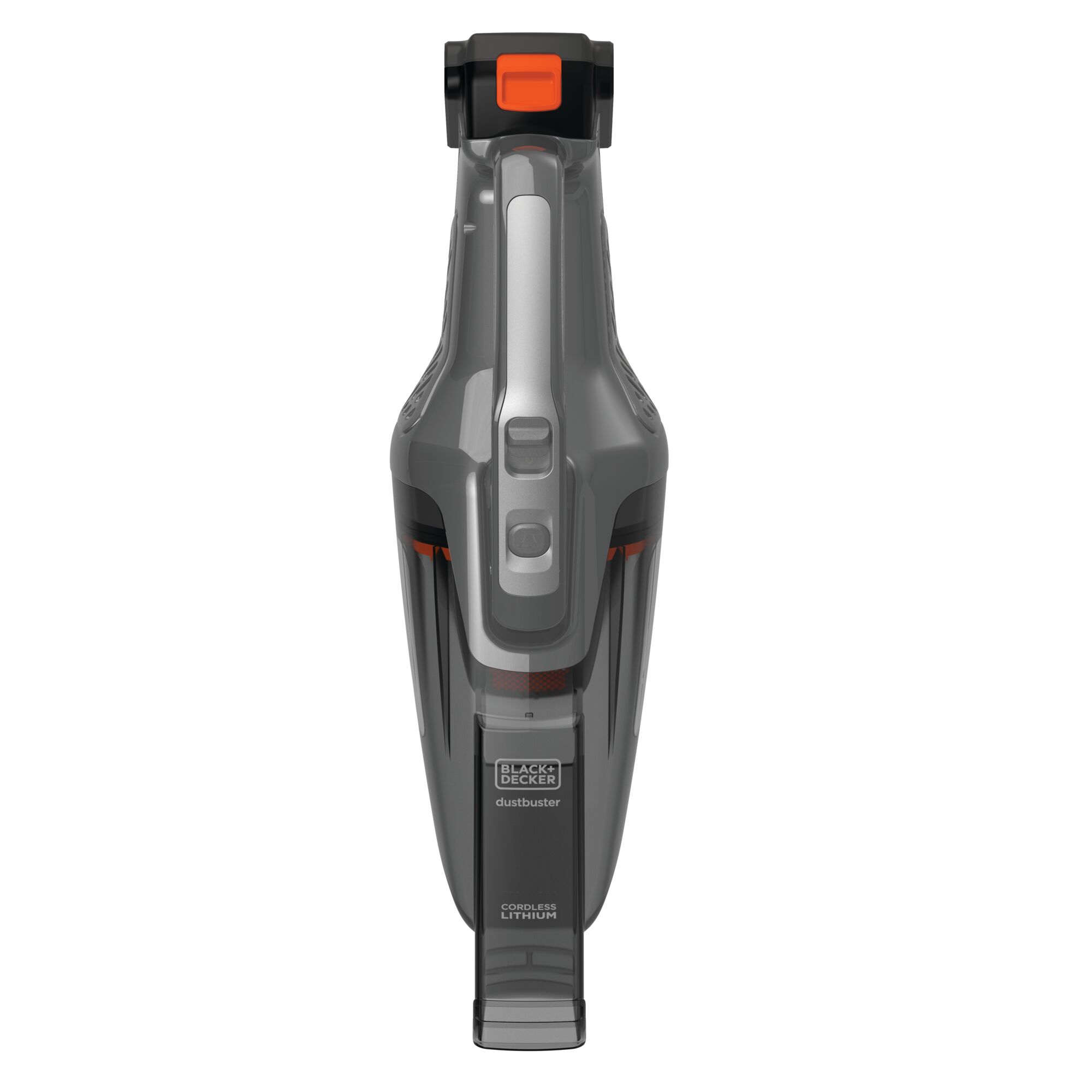 Overhead view of Black and Decker Dustbuster 20V MAX* POWERCONNECT Cordless Handheld Vacuum
