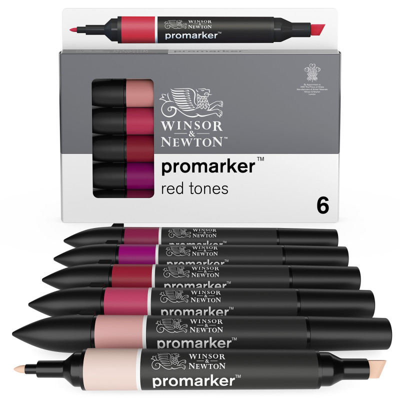 Promarker™, Red Tones, Set of 6