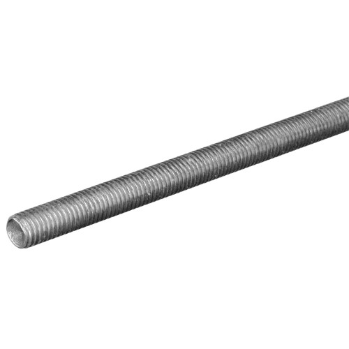 The SteelWorks Zinc Threaded Coarse Rod #6-32 x 1'