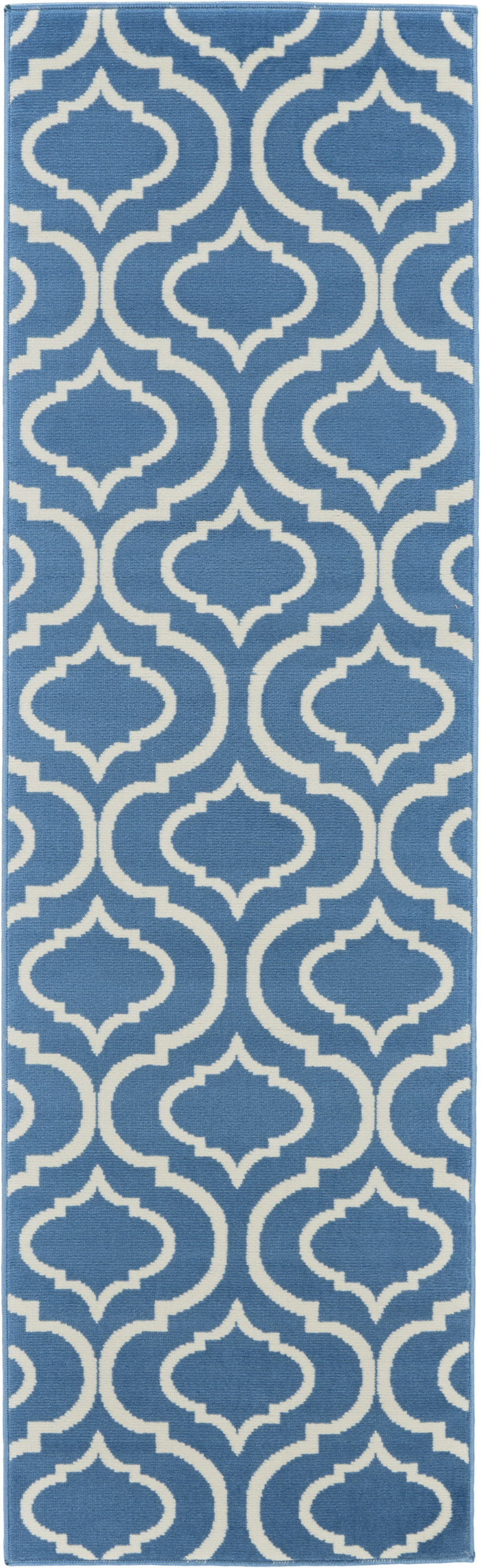 Nourison Jubilant 2'3" x 7'3" Blue Contemporary Indoor Rug
