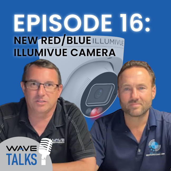 WAVE Talks Episode 16: Illumivue Red/Blue Strobe 8MP Camera with Active Defender Technology and AI