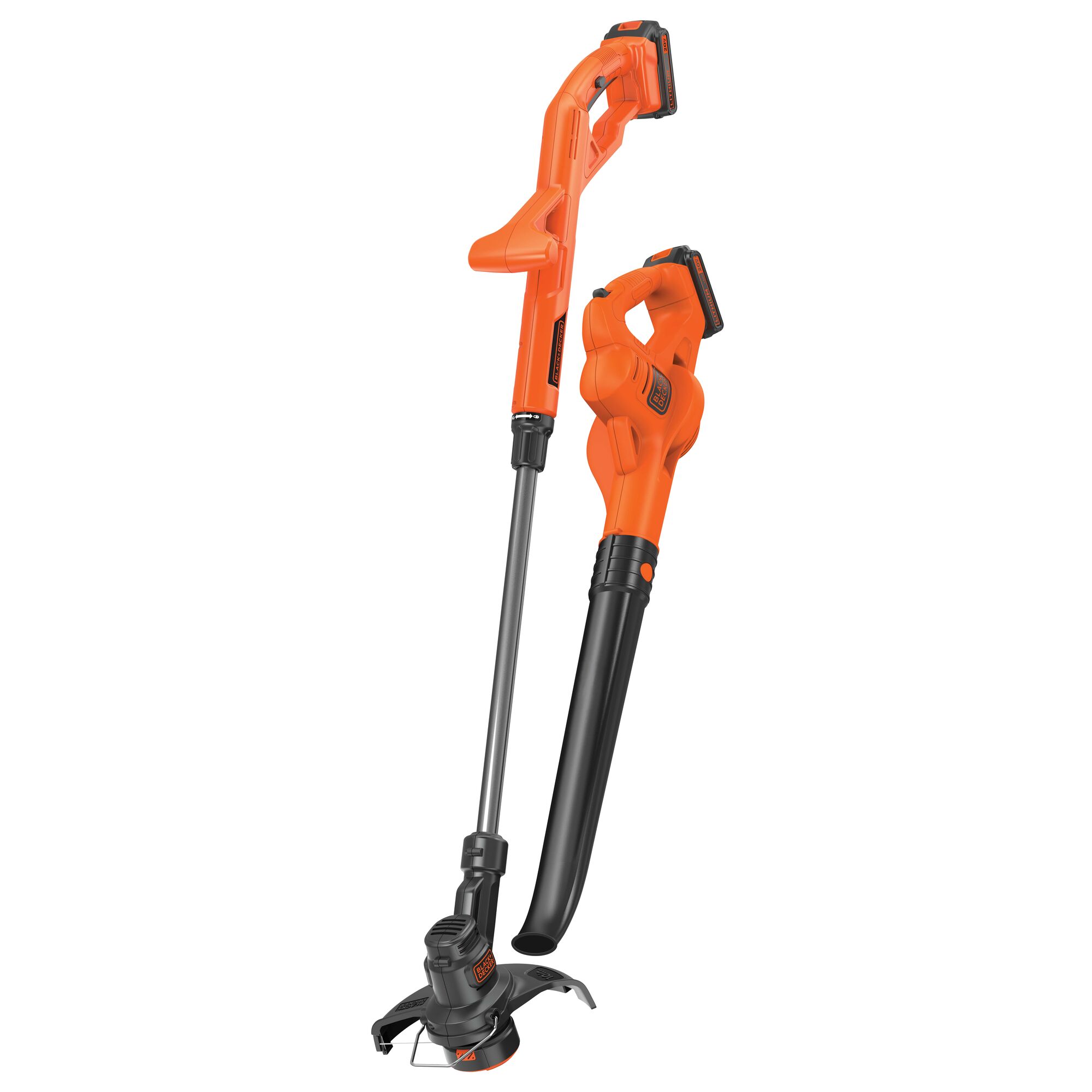 MAX Lithium 10 Inch String Trimmer or Edger with Hard Surface Sweeper plus 2 Battery Combo Kit.