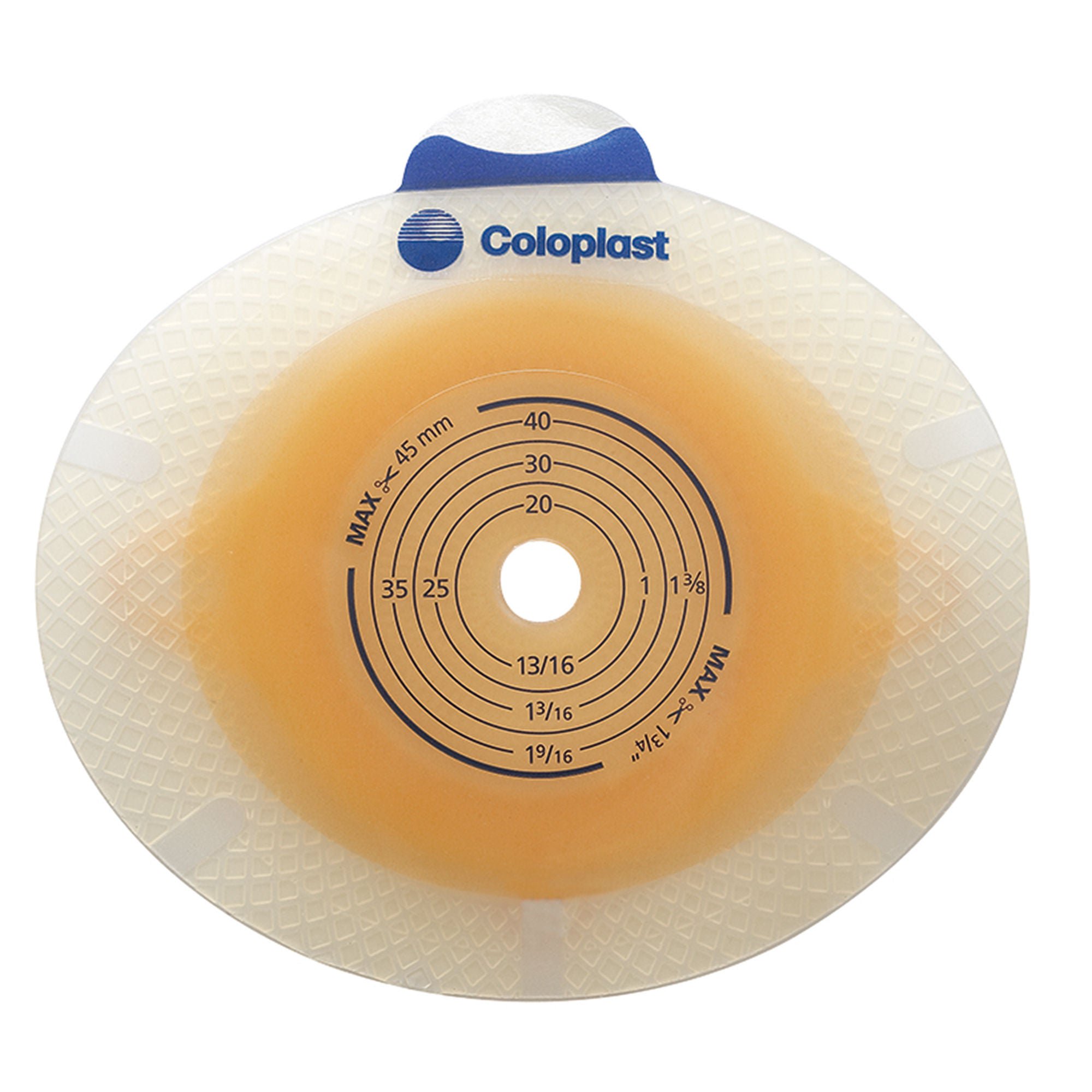 SenSura® Click Convex Light Barrier Ostomy Barrier Trim to Fit 15 – 53 mm Yellow