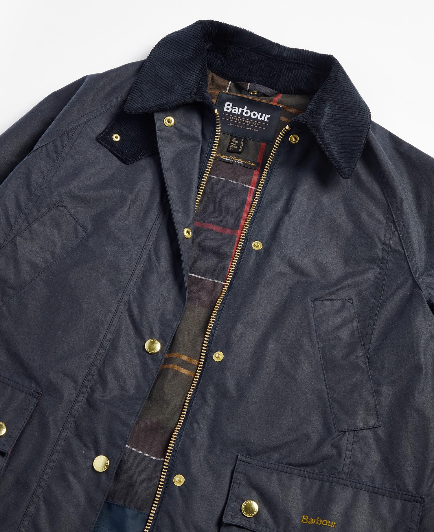 Long Beadnell Waxed Jacket image number 8