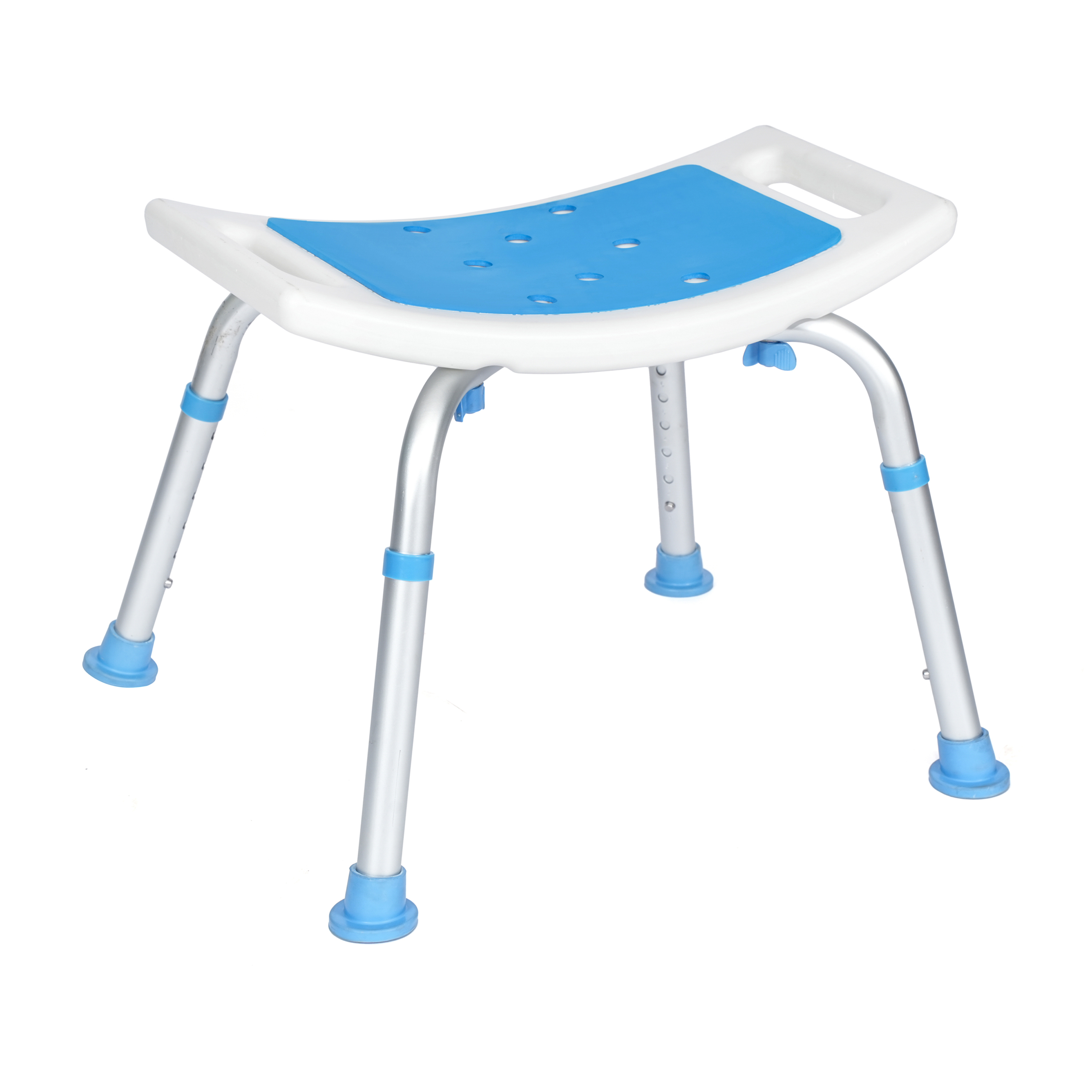 Taburete de Ducha Ramsey con 6 Ajustes de Altura Ajustables, Asiento Acolchado y No-Sl... - Imagen 3 de 10