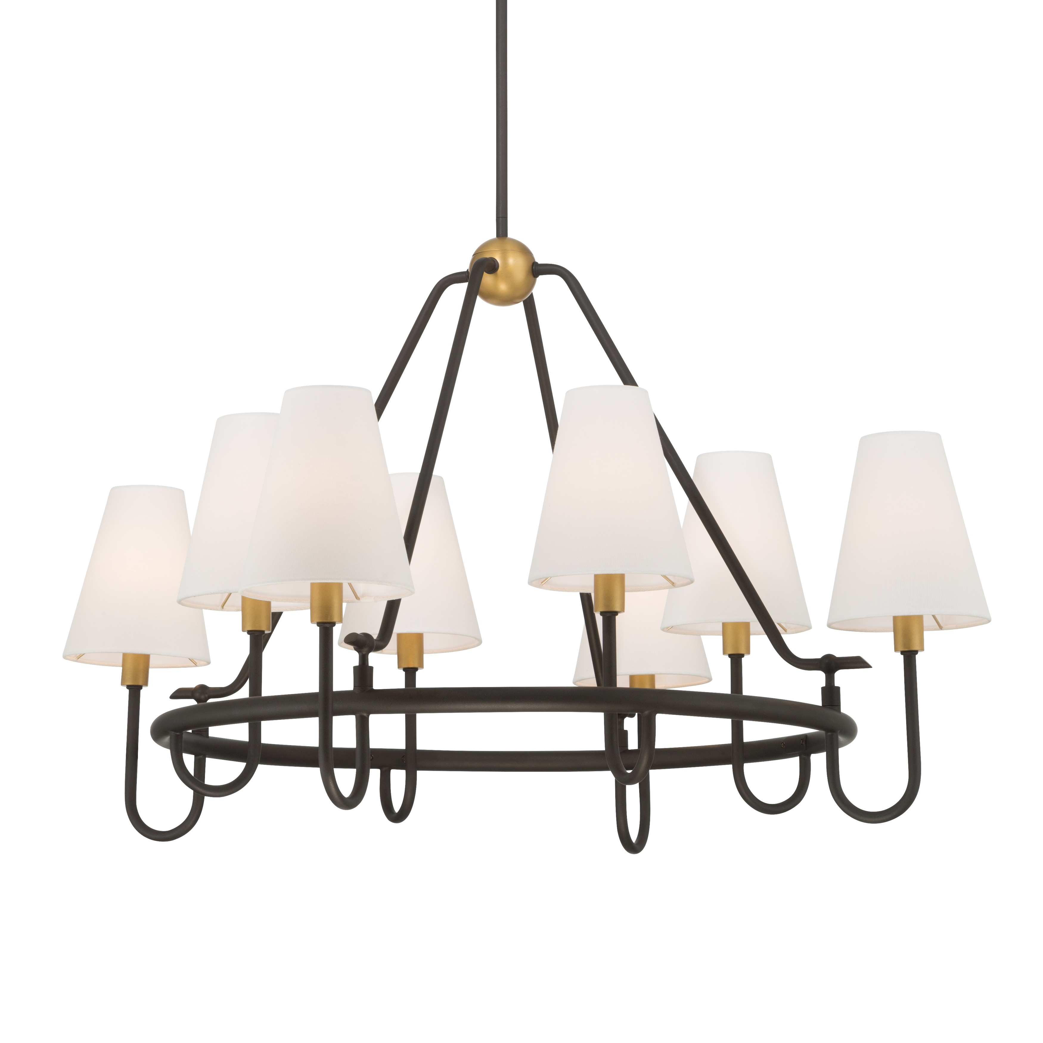 Bellforge 38" 8-Light Pendant