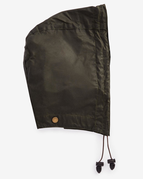 Lightweight Waxed Hood Archive Olive