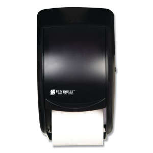 SAJR3500TBK, San Jamar, Duett, Standard Bath Tissue Dispenser, Black