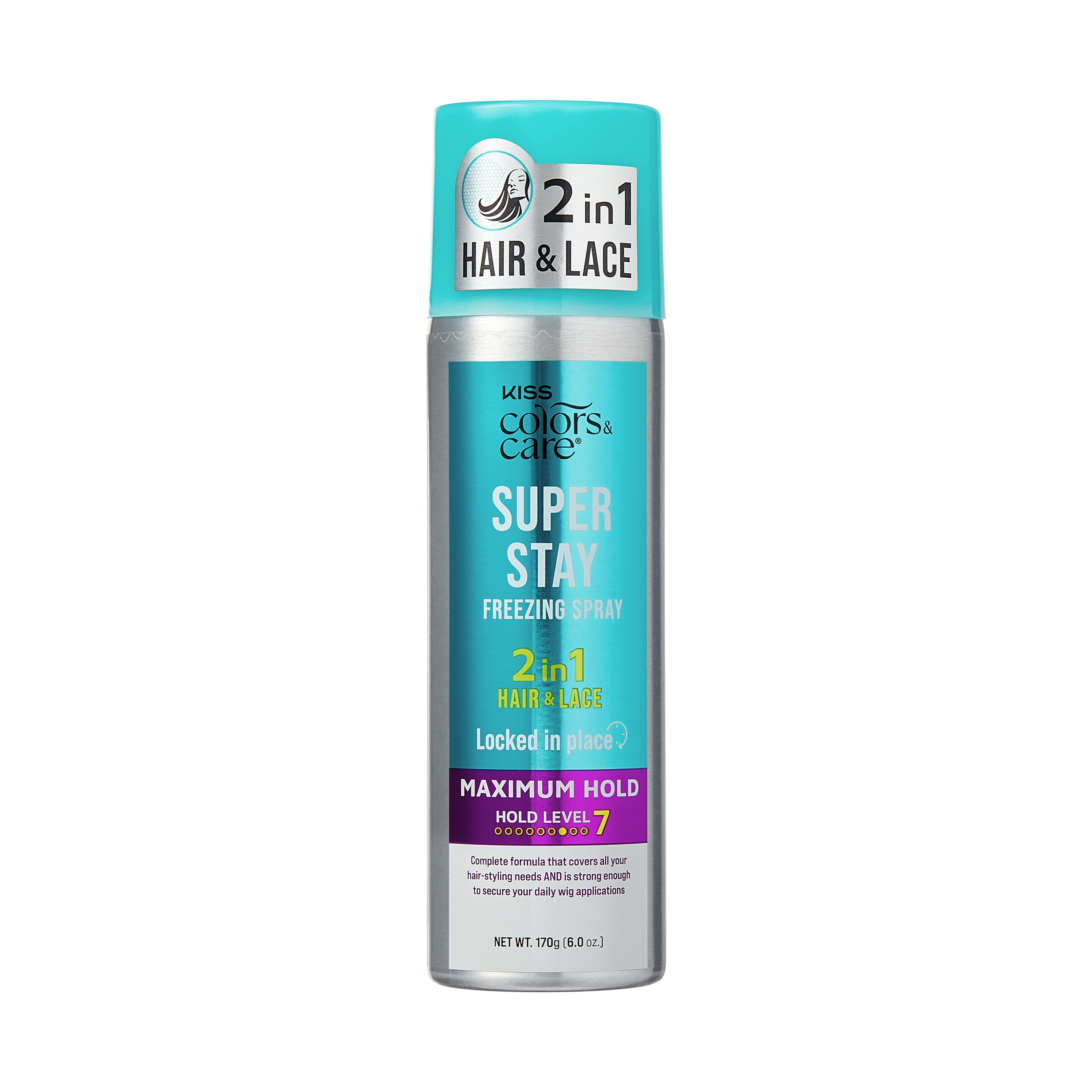 KISS Colors  Care Super Stay Freezing Spray Maximum Hold 6 oz
