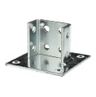 Superstrut Electrogalvanized Steel Squared Post Base Paralleled Strut
