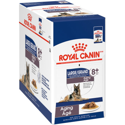 Royal Canin Size Health Nutrition Large Aging 8+ Pouch Dog Food
