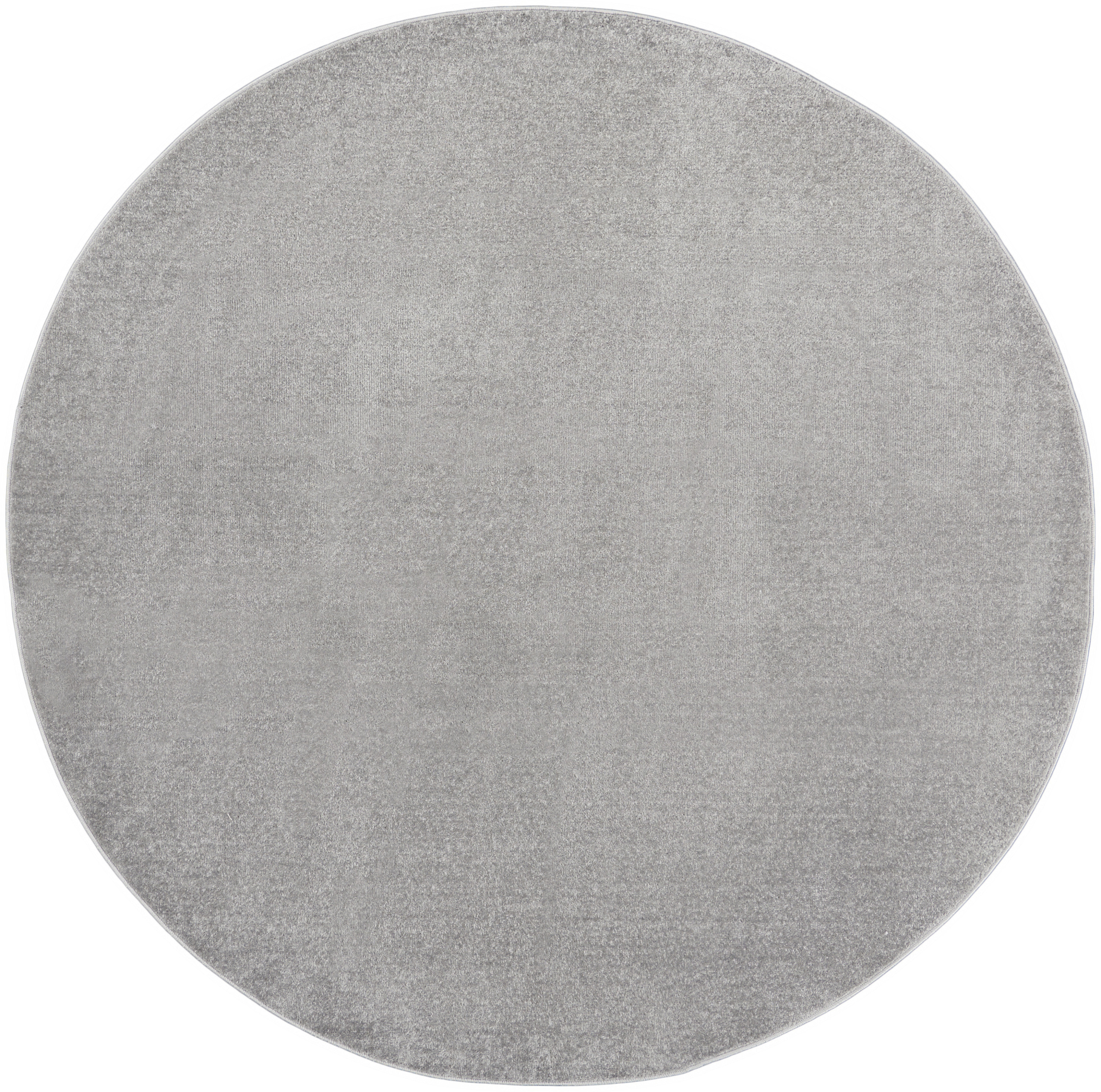 Nourison Nourison Essentials 8' x Round Silver Grey Outdoor Rug