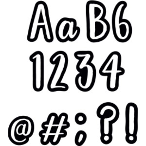 Bold & Bright Classroom Café 4" Designer Letters