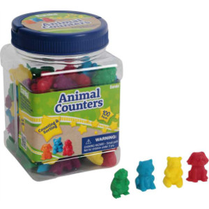 Tub of Animal Counters