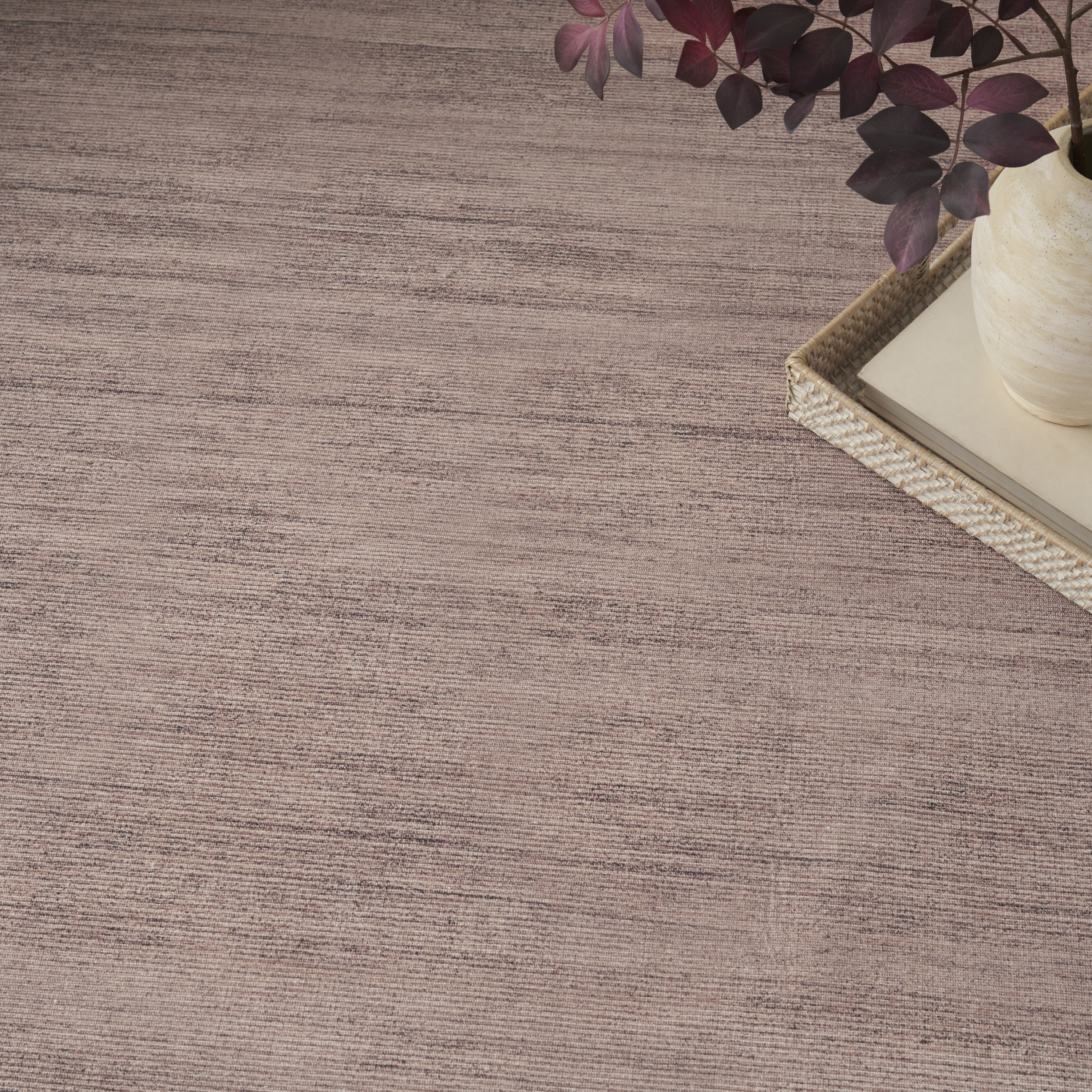 Nourison Washable Essentials 4' x 6' Natural Modern Indoor Rug