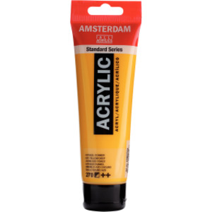 Standard Acrylic Paint, 120ml, Azo Yellow Deep 270