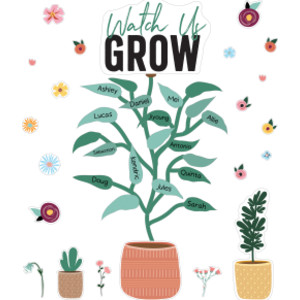Grow Together Watch Us Grow Bulletin Board Set