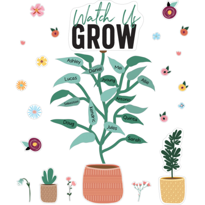 Grow Together Watch Us Grow Bulletin Board Set