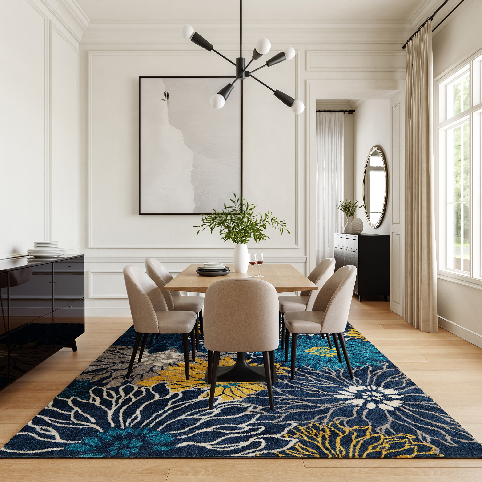 Nourison Passion 8' x 10' Blue Contemporary Indoor Rug
