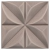 Geometal Nickel 6×6 Floret Decorative Tile Satin