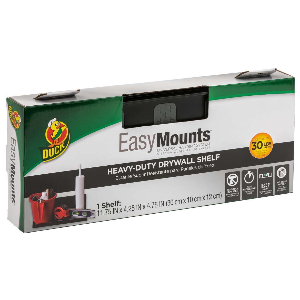EasyMounts® Heavy-Duty Drywall Shelf