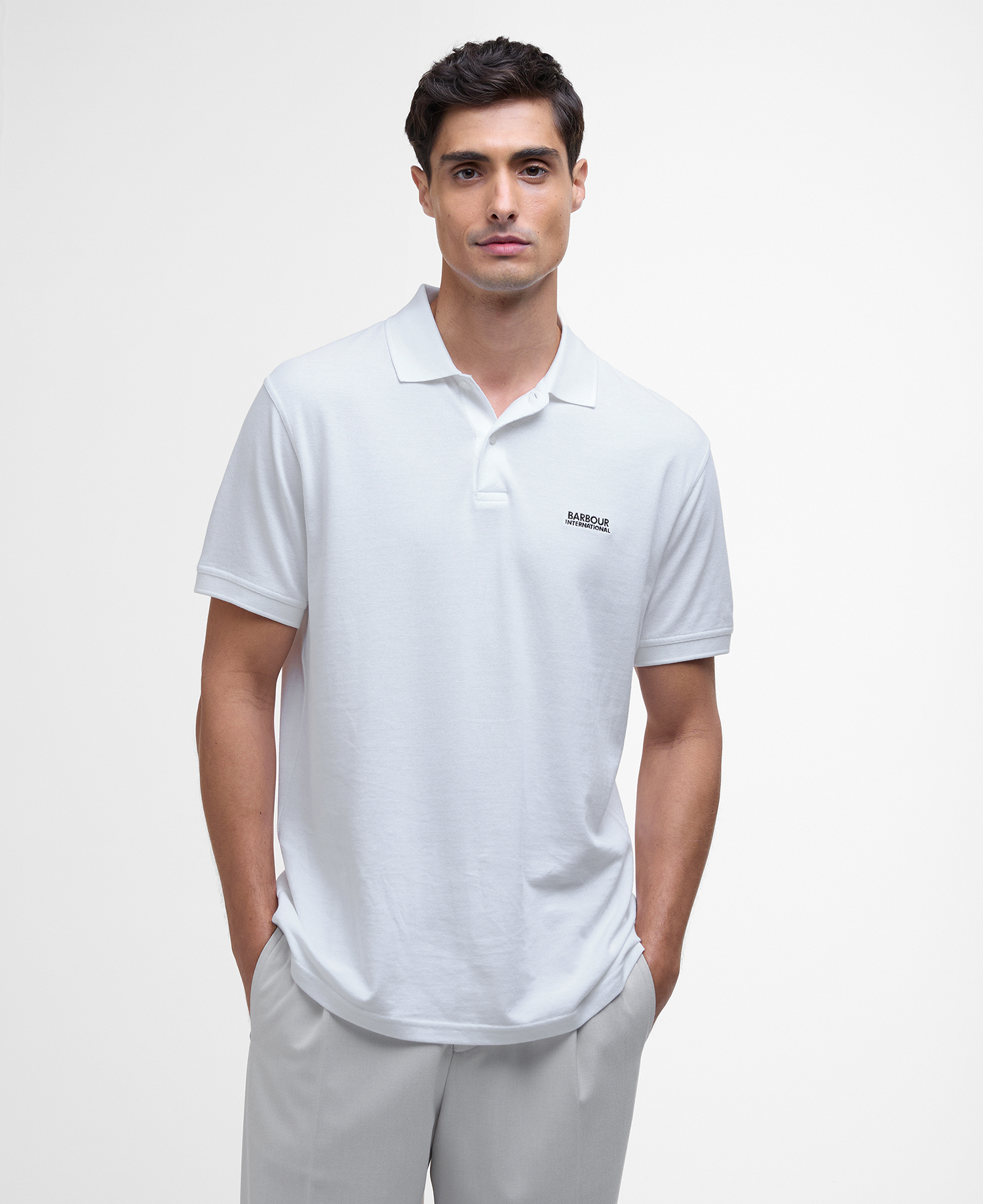 Polo Essential in piqué leggero image number 0