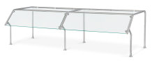 Standard Contemporary Breath Guards for Stainless Steel Countertops