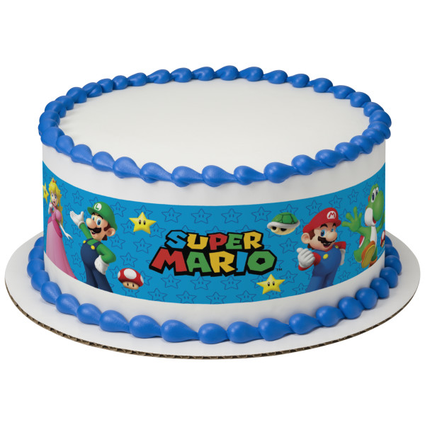Super Mario™ Game On PhotoCake® Edible Image® Strips