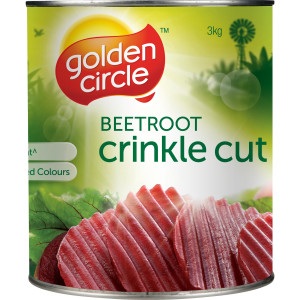 golden circle® crinkle cut beetroot 3kg image