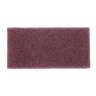 Square Scrub, SHO Wet Strip, Maroon, 5.25"x10.5" Rectangle Floor Pad