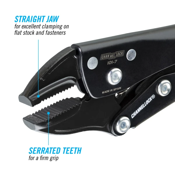 101-7 7-inch Straight Jaw Locking Pliers