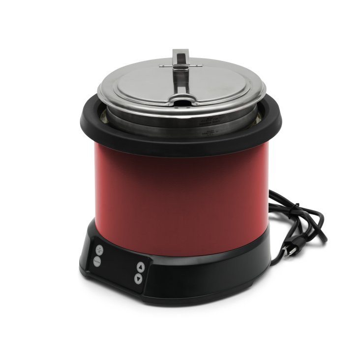 7-quart 120-volt Mirage® countertop induction rethermalizer in red