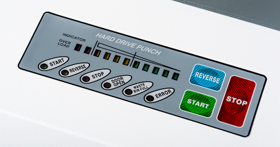 The LED keypad is easy to understand for simple operation.