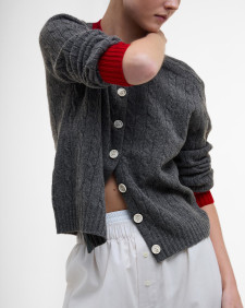 Barbour The Edit by Alexa Sammie Cardigan Derby Grey