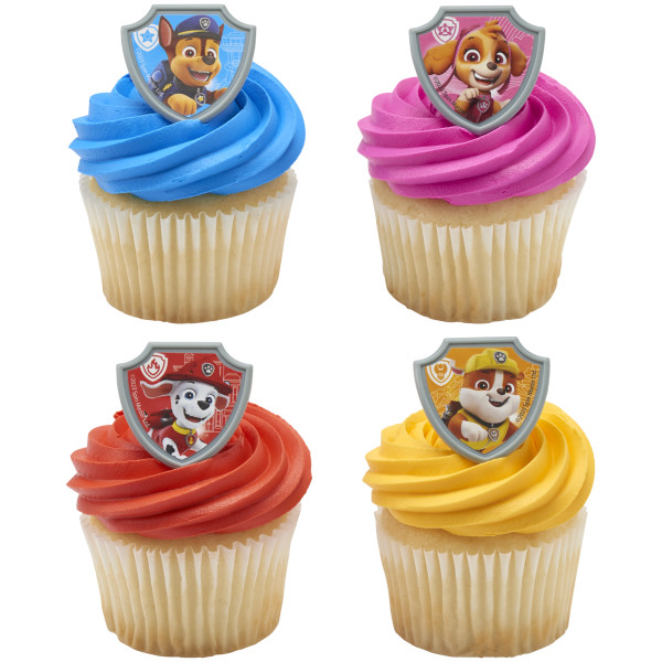 PAW Patrol Reporting for Duty Cupcake Rings