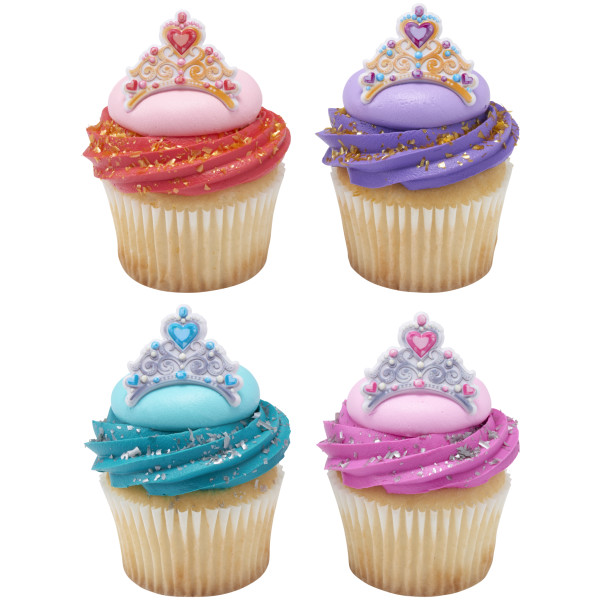 Crown Jewels Cupcake Rings