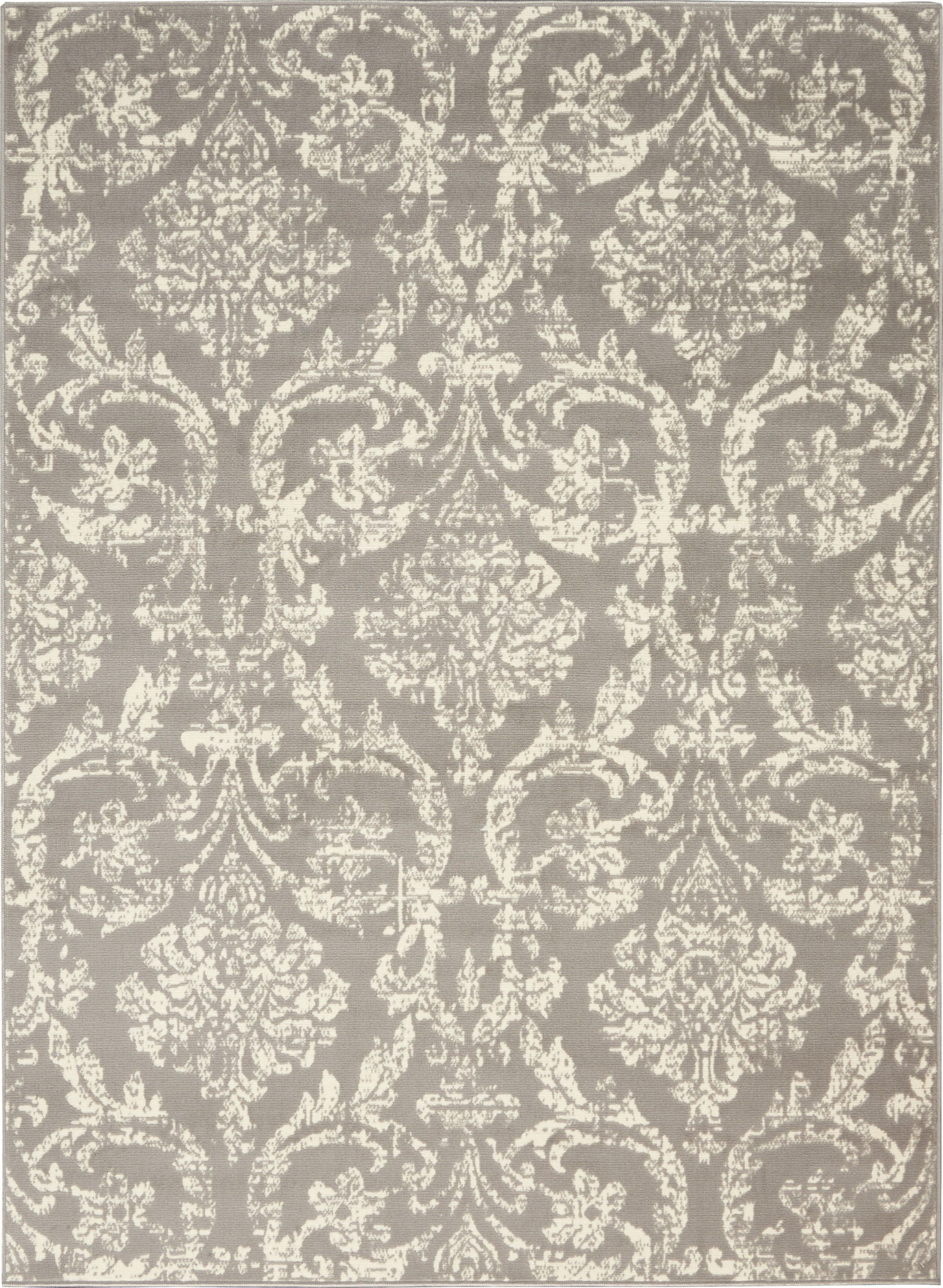 Nourison Jubilant 5'3" x 7'3" Grey Vintage Indoor Rug