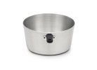 10-quart Wear-Ever® tapered aluminum saucepan with natural finish and silicone handle