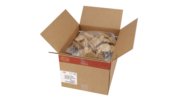 Tyson® Fully Cooked Whole Grain Breaded Golden Crispy Chicken Patties, CN, 1.6 oz._image_4