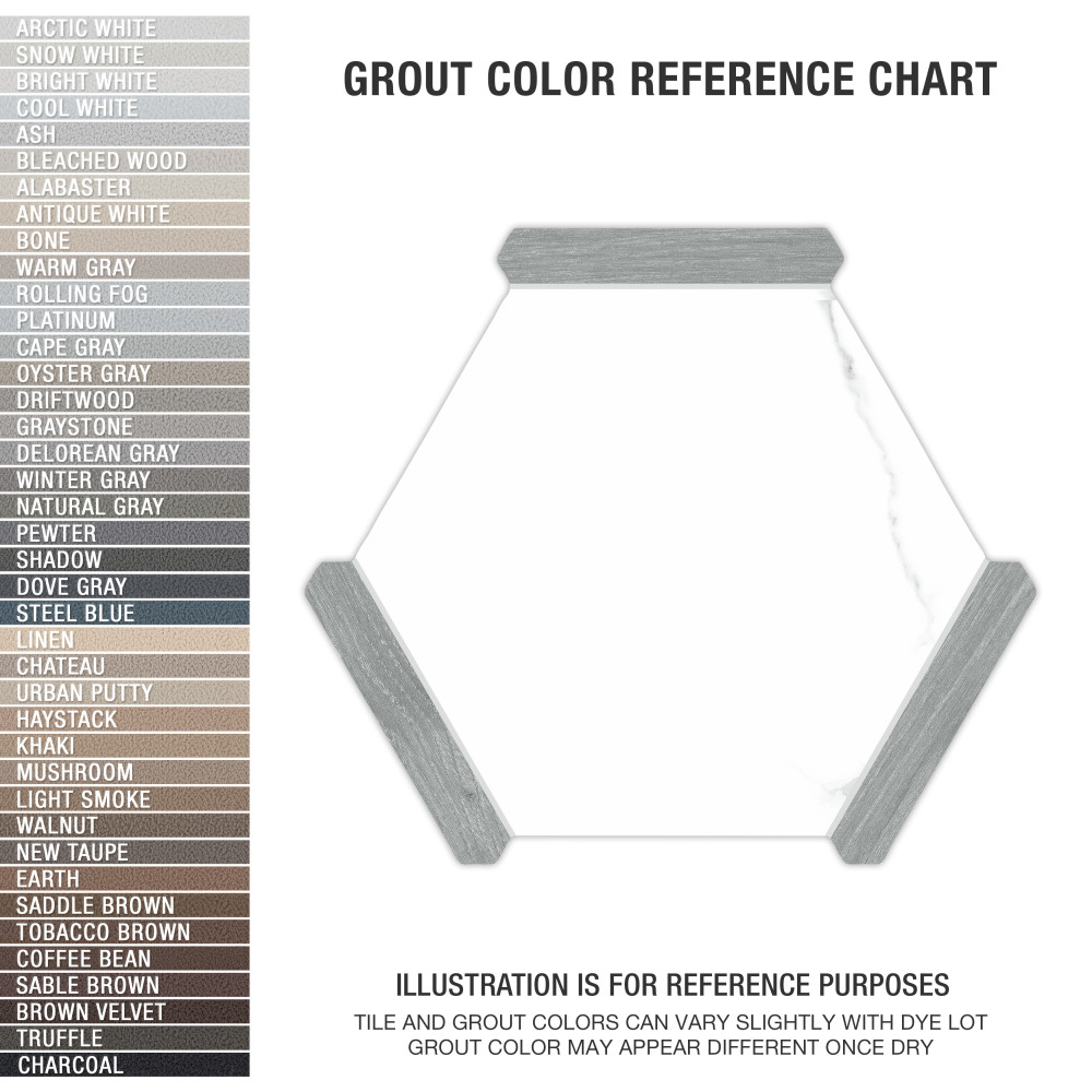 Marwood Panal Calacatta with Grey Picket 8-5/8 in. x 9-7/8 in. Porcelain Floor and Wall Tile