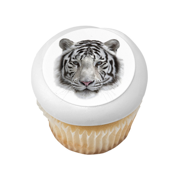 White Tiger PhotoCake® Edible Image®