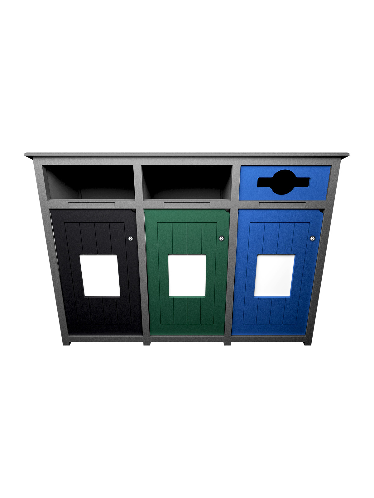 AURA – Triple – Unit – Full-Full-Mixed – Grey-Black-Green-Blue