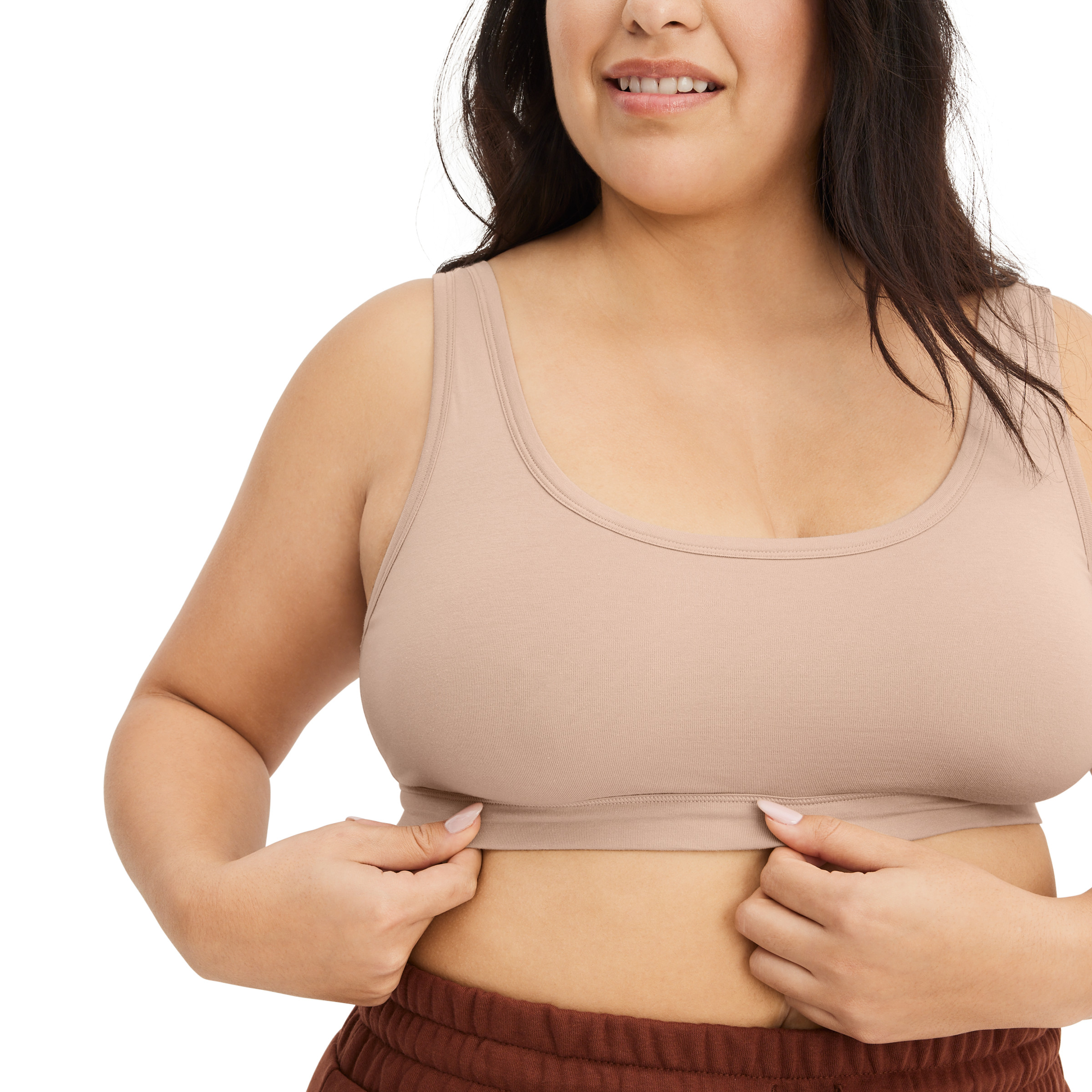 Jockey Women's Organic Cotton Stretch Tank Strap Bralette - Picture 29 of 61