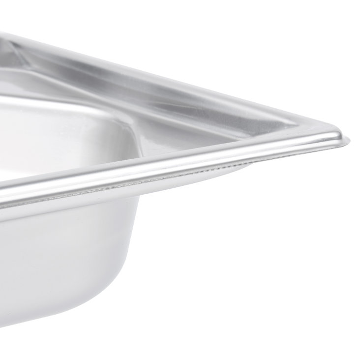 Half-size 2 ½-inch-deep Super Pan® stainless steel Super Shapes hexagon wild pan