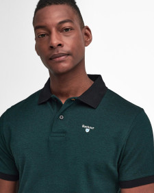 Essential Sports Mix Short-Sleeved Polo Shirt Evergreen