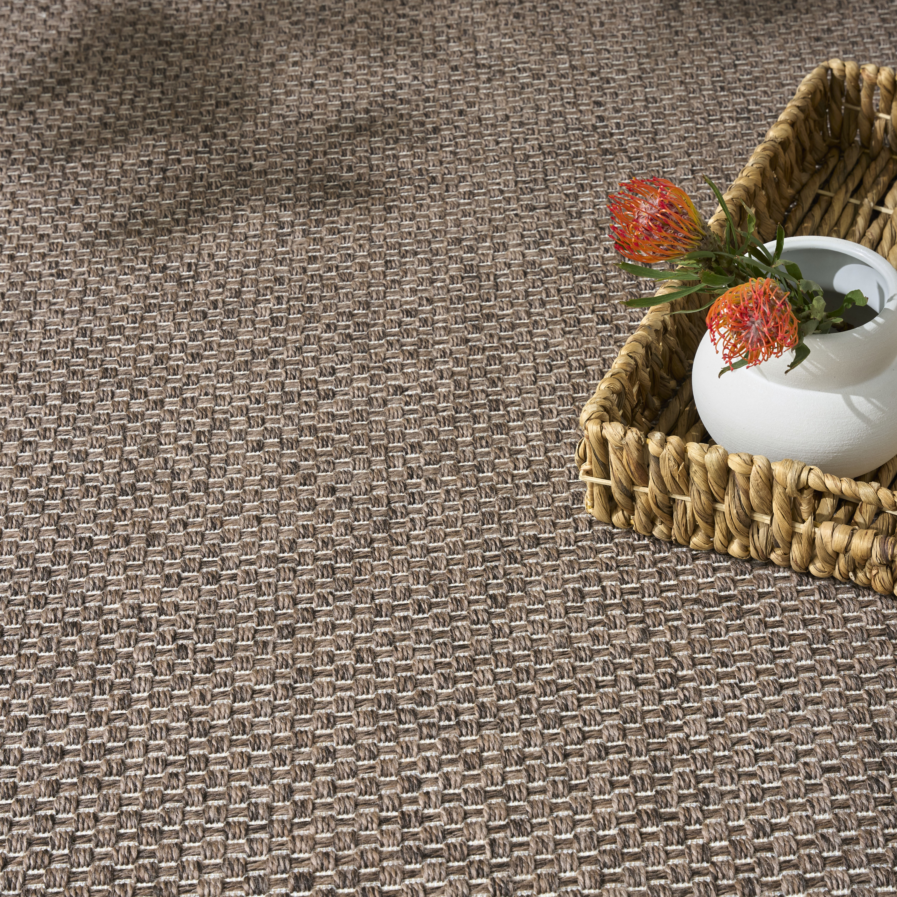 Nourison Tulum 8' x 10' Brown Outdoor Rug